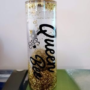 Gold Queen Bee Tumbler